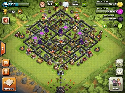 townhall level 9 base